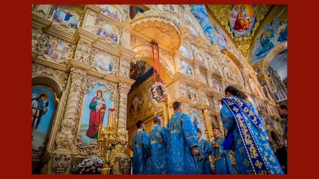 Пасхальные песнопения братии Почаевской Лавры.