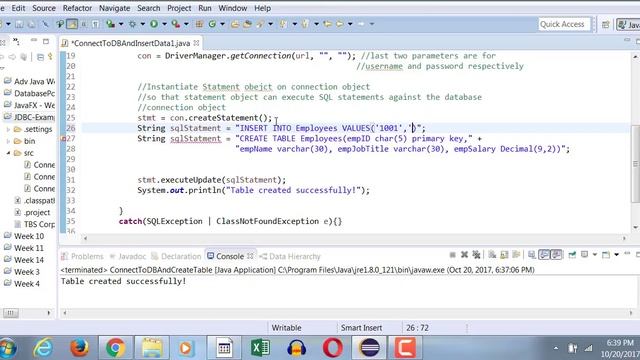 Java Programming - JDBC - Insert Data in a Database Table | Part 1 смотреть онлайн