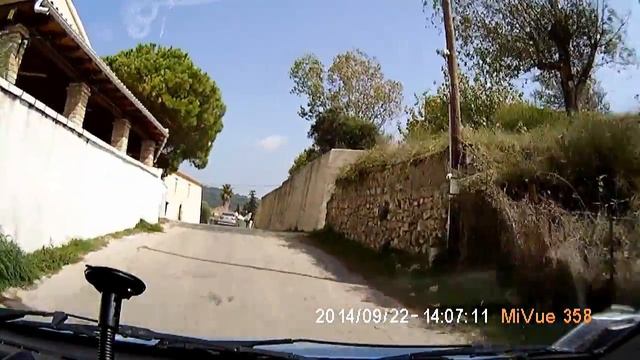 Своим ходом - на прокатном авто по Корфу. Arillas Agiou Georgiou - Angelocastro смотреть онлайн