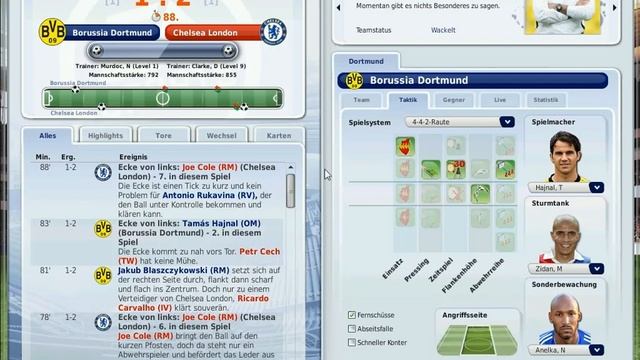 Let's Play: Fußballmanager 09 # 6 Der Rest des Spieles gegen Chelsea смотреть онлайн