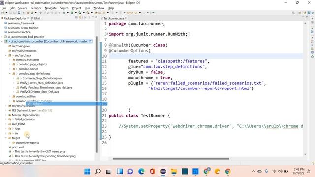 Cucumber framework | 19 | Reporting using cucumber plugins | Tamil смотреть онлайн