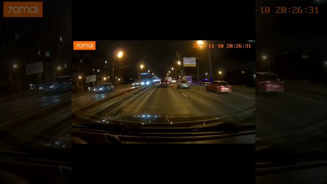 Пробка на Ленинградском проспекте и шоссе в районе Сокола и Войковской