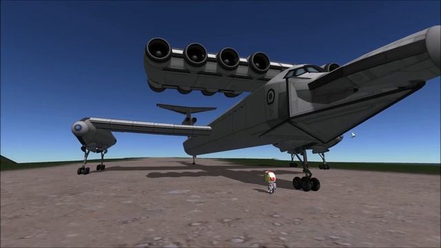 KM Ekranoplan (Caspian Sea Monster) in KSP смотреть онлайн