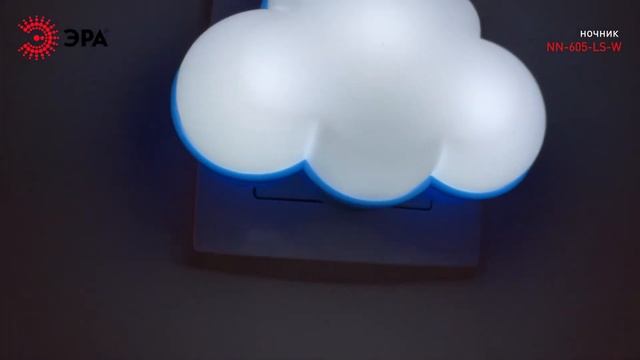 Ночник ЭРА "Облачко" NN-605-LS-W белый смотреть онлайн