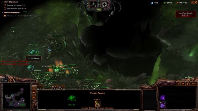 StarCraft 2: Abathur - Evolution of the Swarm 02 - Gathering (Beta) смотреть онлайн