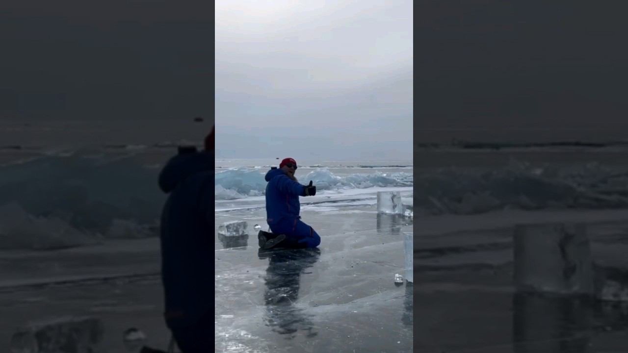 Байкальский кёрлинг! #байкал #лёд смотреть онлайн