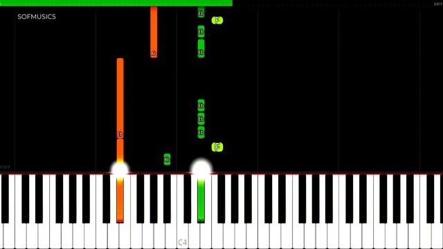 SIA - Snowman | Easy Piano tutorial смотреть онлайн