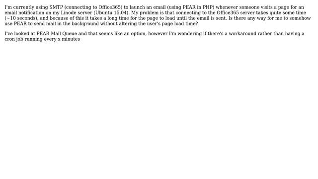 DevOps & SysAdmins: How to send mail using PHP Pear in Background? смотреть онлайн
