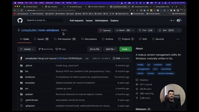 نصب و مدیریت نسخه های Node.js با NVM یا Volta смотреть онлайн