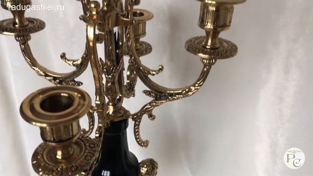 ВИДЕООБЗОР ПОДСВЕЧНИКА | Бронзовый канделябр на 5 свечей |  Кастилия | CANDLESTICK  |  CHANDELIER