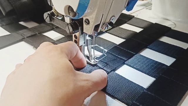 Jack H2 CZ Polipropylene tape mesh sewing Lockstitch Machine Stebnówka Podwójny Transport смотреть онлайн