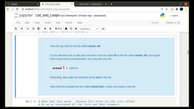 3.6. List extend () method смотреть онлайн