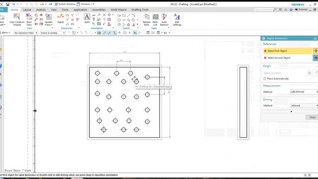 3D view Dimensions In nx 3D Parts ki Dimensions 3D view me kaise kare NX ke ander How to 3D view di смотреть онлайн