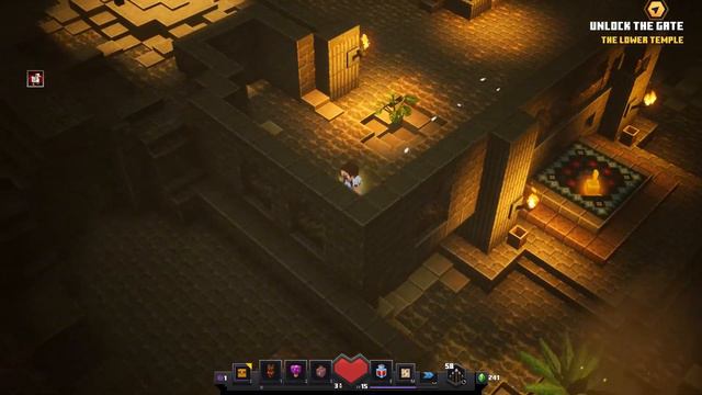 Minecraft Dungeons (PC) walkthrough - Lower Temple смотреть онлайн