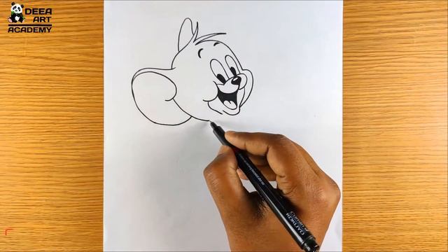 VERY EASY ! how to draw JERRY for KIDS || How to draw Jerry mouse from Tom and Jerry step by step смотреть онлайн
