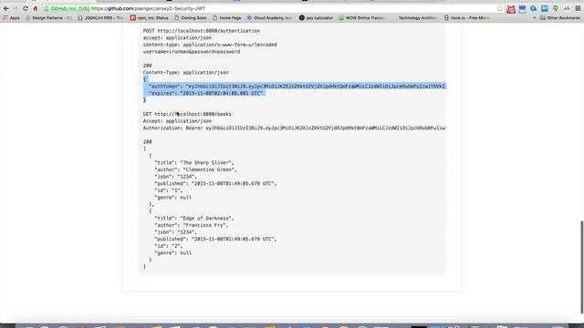 Jersey2 Security JWT смотреть онлайн