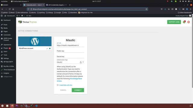 Mautic 4 integration with Thrive Leads [Thrive Themes] [Thrive Suite WordPress Plugin] using OAuth2 смотреть онлайн