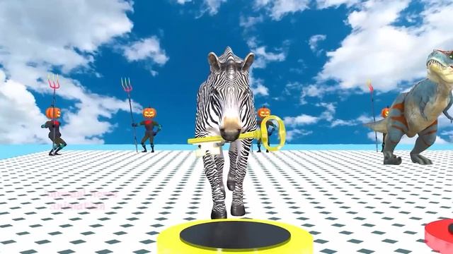 Cow Mammoth Elephant Lion Gorilla Guess The Right Tire ESCAPE ROOM CHALLENGE Animals Cage Game смотреть онлайн