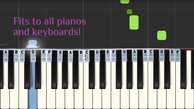 Megalovania - Undertale | Piano Rake Tutorial смотреть онлайн