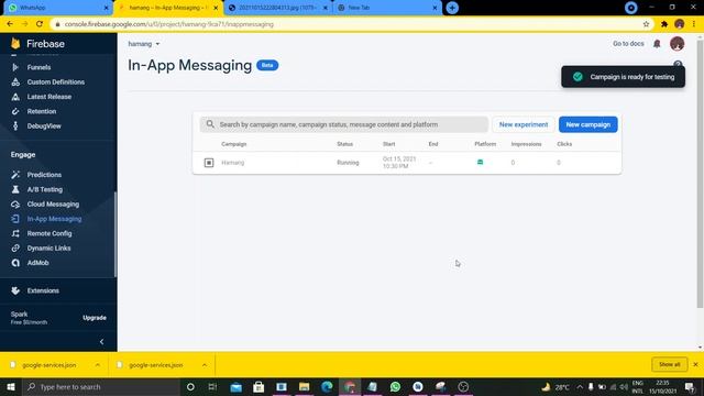 Firebase In App Messaging смотреть онлайн