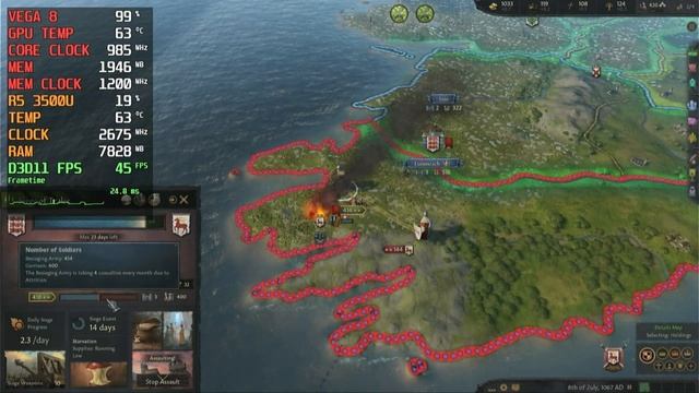Crusader Kings III | Ryzen 5 3500U | VEGA 8 | 12GB RAM | 35W TDP [Lenovo Ideapad S145] смотреть онлайн
