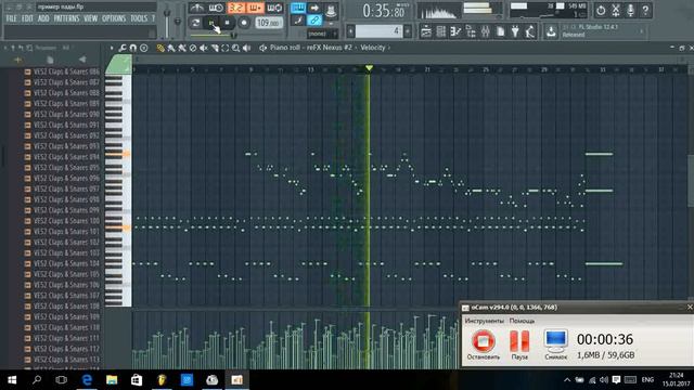 Как набрать живую мелодию piano FL Studio 12 смотреть онлайн