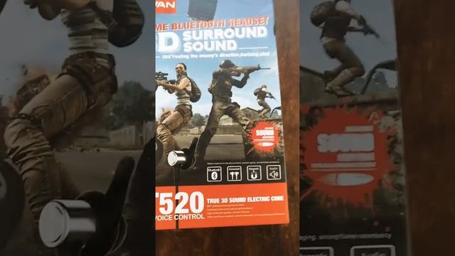 UNBOXING GAME BLUETOOTH HEADSET VIVAN BT520SVC(3D SURROUND SOUND & FEELING THE ENEMYS FOOTSTEP PUBG смотреть онлайн