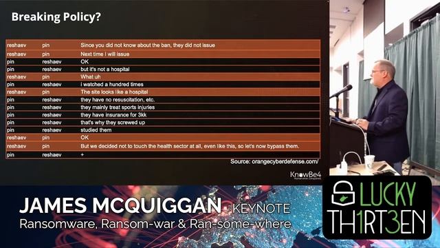 James Mcquiggan - Ransomware, Ransom war & Ran some where - LUCKY TH1RT3EN смотреть онлайн