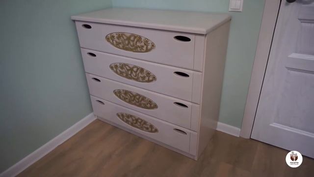 Комод Галатея с резьбой Цвет Молочный смотреть онлайн