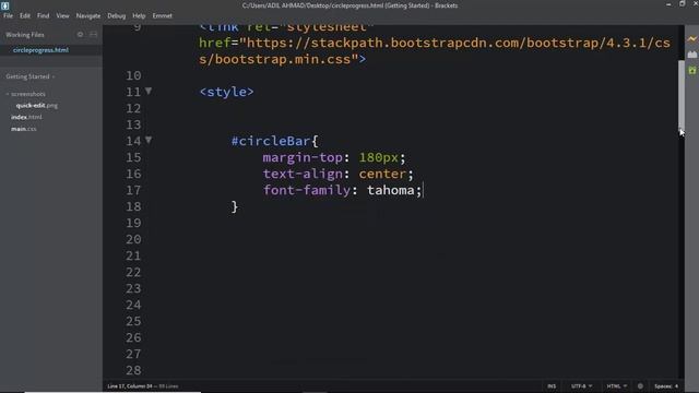 Animated Circular Progress Bar - Progress Js смотреть онлайн