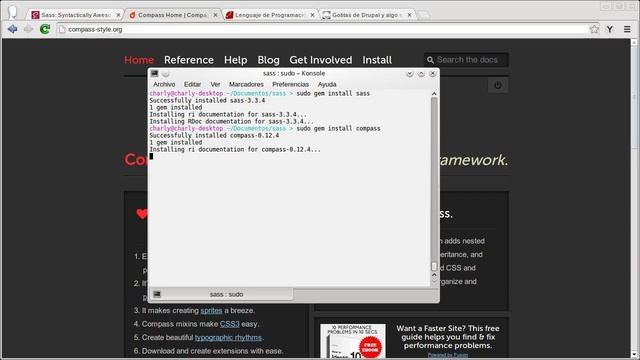 Instalar SASS y Compass en Ubuntu смотреть онлайн