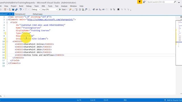 SharePoint Hosted Add-in Create site column, content type and list using Visual Studio 2017 смотреть онлайн