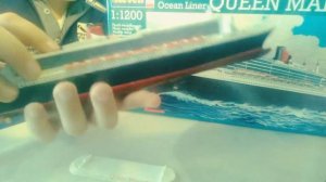 Обзор на сборную модель лайнера «Queen Mary II» от revell
