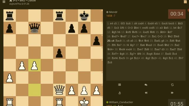 Contre 1658 ELO, adversaire en ligne sur lichess.org смотреть онлайн