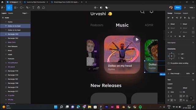 Music App UI Design in Figma | Step by Step Tutorial смотреть онлайн