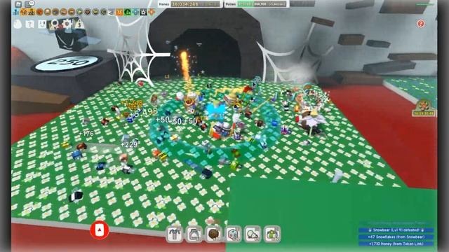 Как победить Snowbear ? Симулятор пчелиного роя Роблокс ? Bee Swarm Simulator Roblox смотреть онлайн