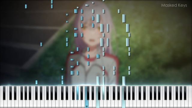 Irezuku Sekai no Ashita Kara Opening | Piano tutorial смотреть онлайн