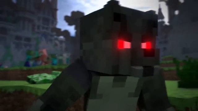 мега битва между мобами Minecraft Animation смотреть онлайн