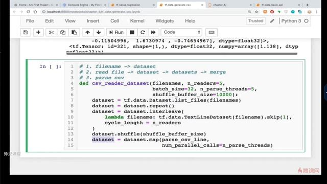 4 5 tf data读取csv文件并与tf keras结合使用 смотреть онлайн