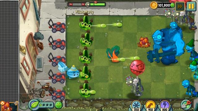 Пиньята Пати (Pinata Party) 26 марта 2023 года. Горохострелы с морковными стражами #игры #pvz2 смотреть онлайн