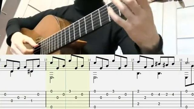 Rosaleda-Anonimo(Tutorial) Free tab and sheet music -Таби і ноти для гітари смотреть онлайн