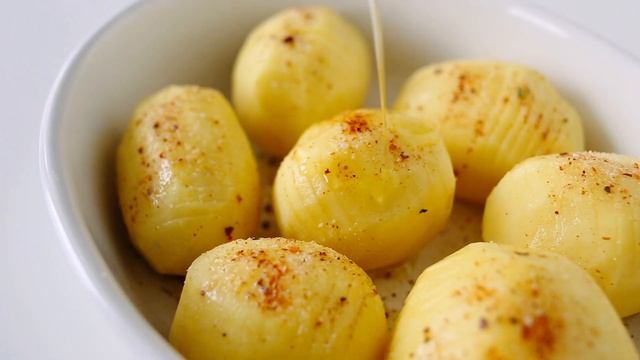 Как приготовить картофель гармошкой? смотреть онлайн