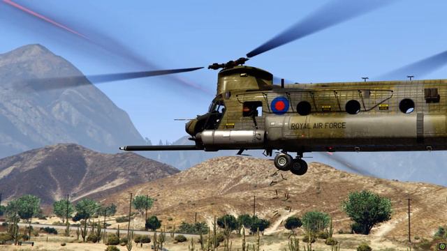 Chinook MH-47G Weapons layout test GTA V by FoxtrotDelta смотреть онлайн