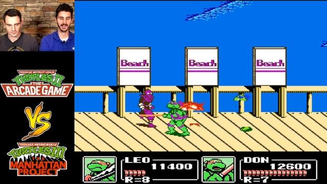 TMNT 2 The Arcade Game vs TMNT 3 The Manhattan Project - Versus S2E3 смотреть онлайн
