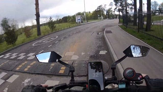 Возвращение из Обнинска по трассе ( Kugoo G1 ) смотреть онлайн