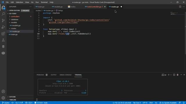 TODO Application Part-1 | Golang and React | Animish Sharma смотреть онлайн
