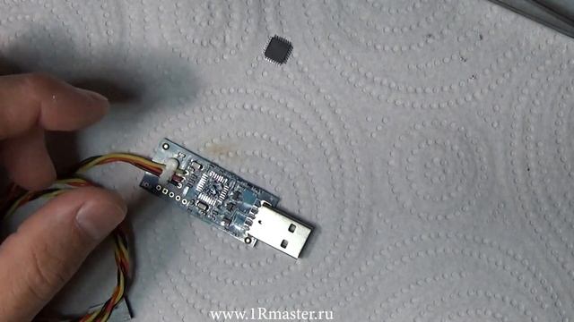 Ремонт программатора USB005 IR | www.1Rmaster.ru смотреть онлайн