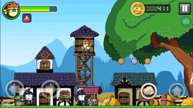 KNIGHT BOSS & MACHINE GUN! | Dan The Man #2 (Game For Android) смотреть онлайн