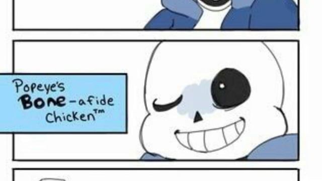 Papyrus and Sans Try Popeyes chicken! Undertale Comic Dub! смотреть онлайн