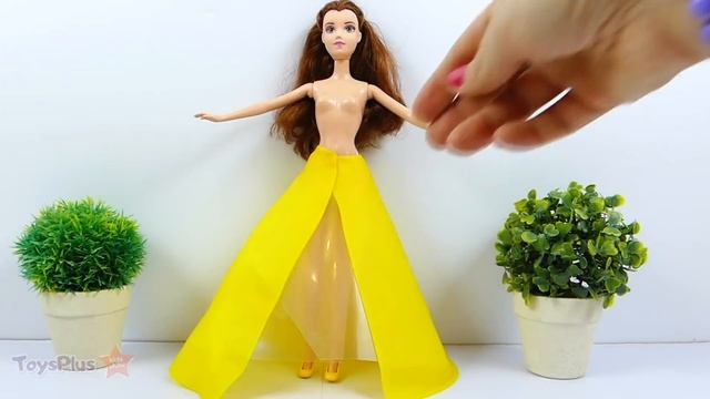 DIY How to Make Play Doh Super Glitter Dresses for Disney Princesses смотреть онлайн